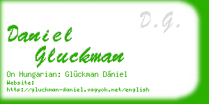 daniel gluckman business card